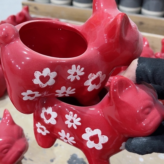 多肉绿植陶瓷花盆9:9包邮，有孔