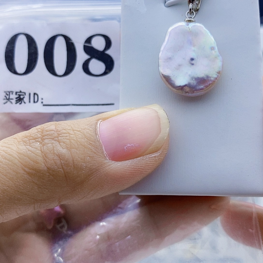 淡水珍珠颈饰钛钢