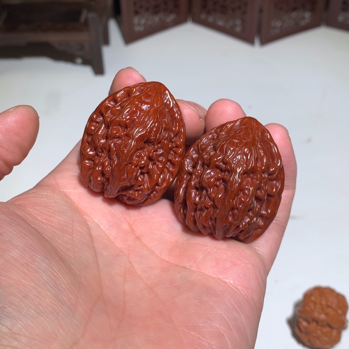 文玩核桃把件虎头王.3