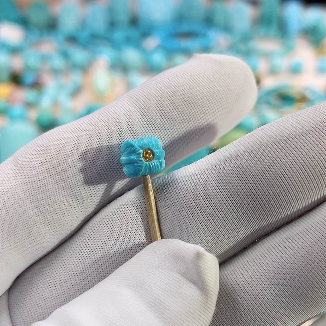 绿松石珠宝奇石未镶嵌