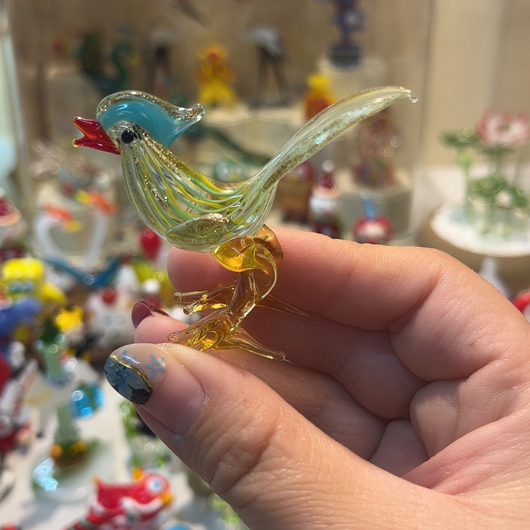 琉璃手工艺品吉祥鸟