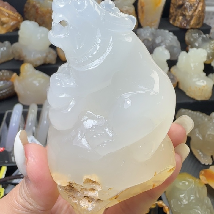 玛瑙/玉髓合金摆件
