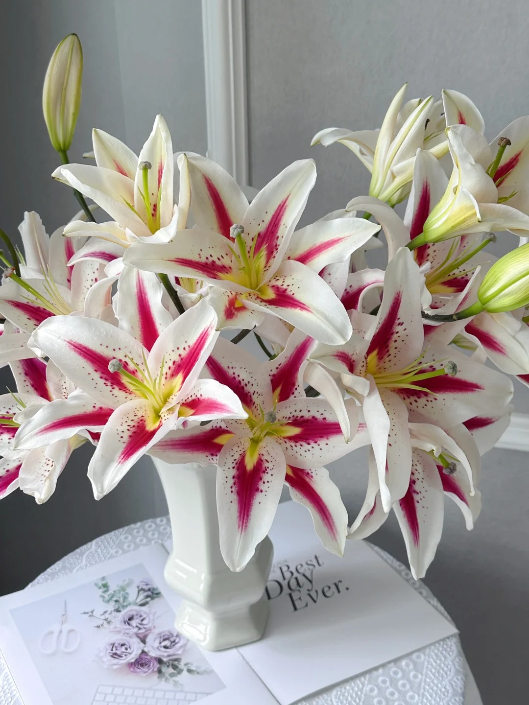 【花满堂】鲜花  香水百合笑脸 任意两单包邮 发货后不支持退款