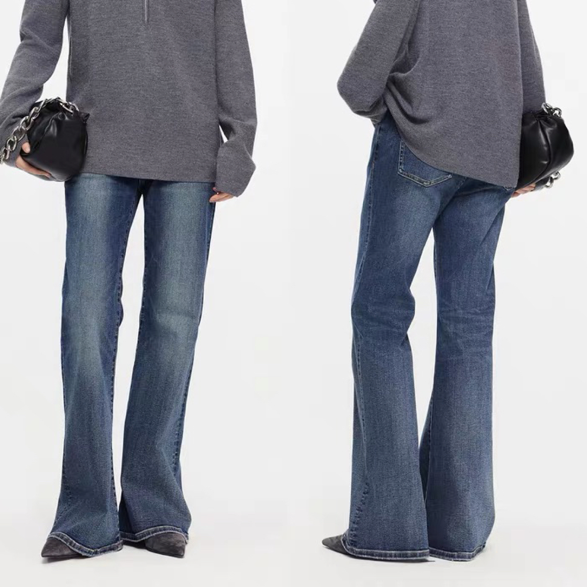 江南家 小微拉 四面弹 牛仔裤