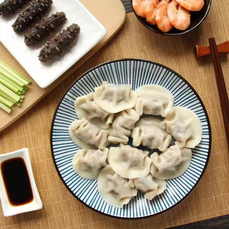 连云港发货 美味黄花鱼海参水饺  220g/包 到手10盒