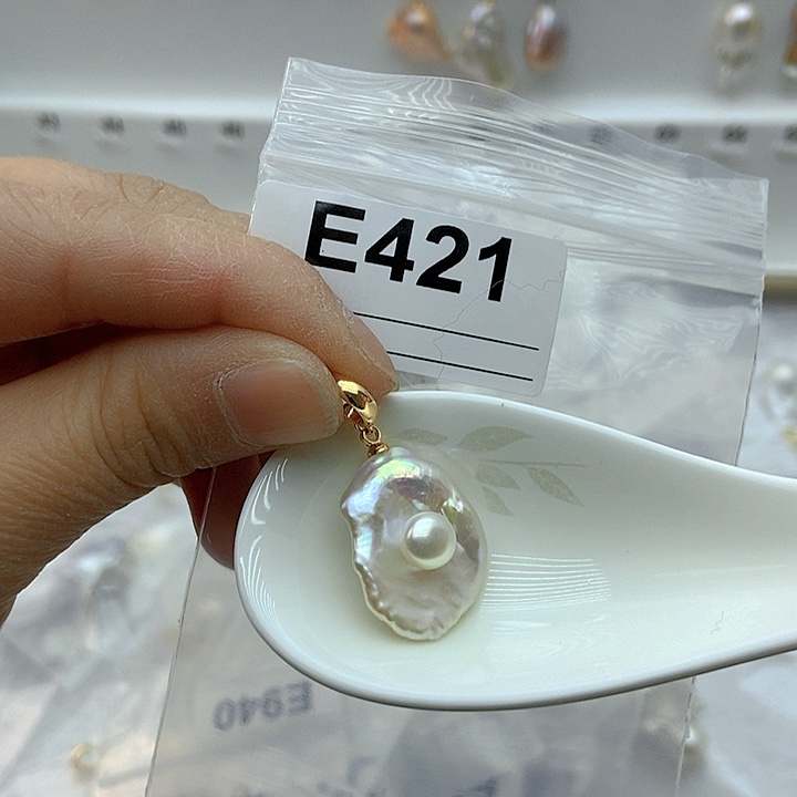 淡水珍珠颈饰银S925镶嵌