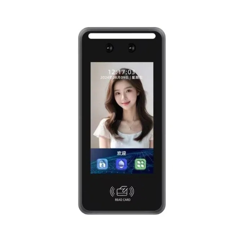 防水动态人脸门禁机人脸密码IC刷卡门禁一体机