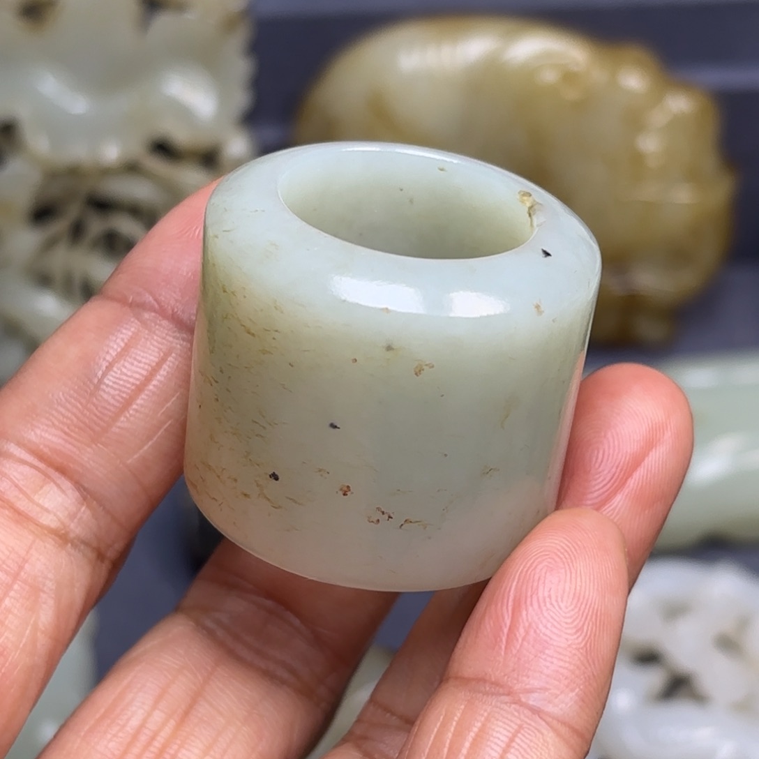 和田玉（糖玉）挂件未镶嵌用****0