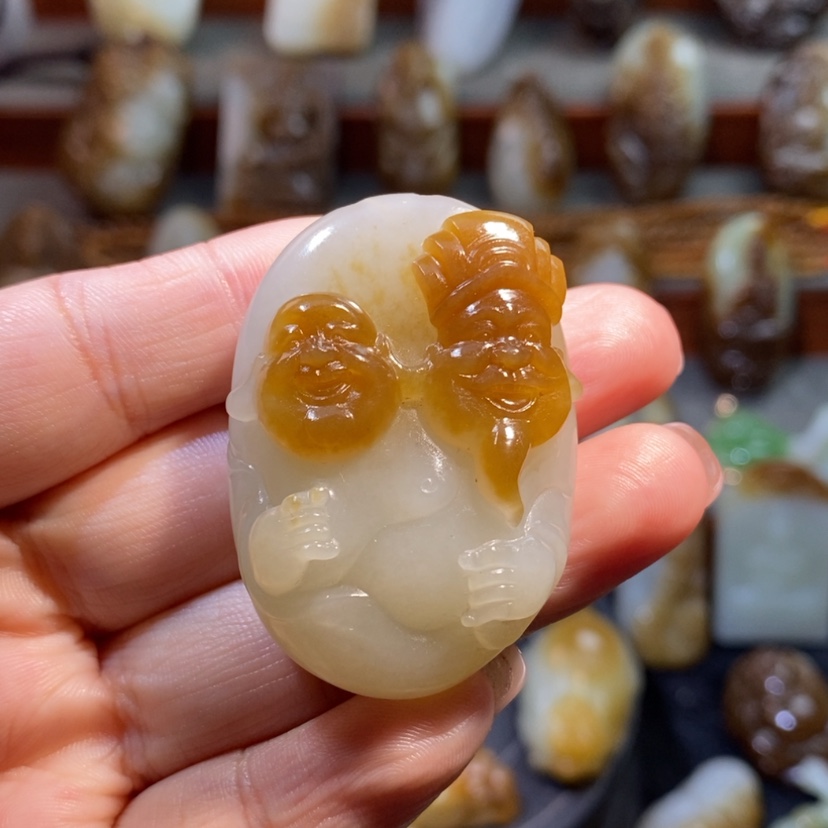 【闪购商品】和田玉（糖玉）吊坠未镶嵌