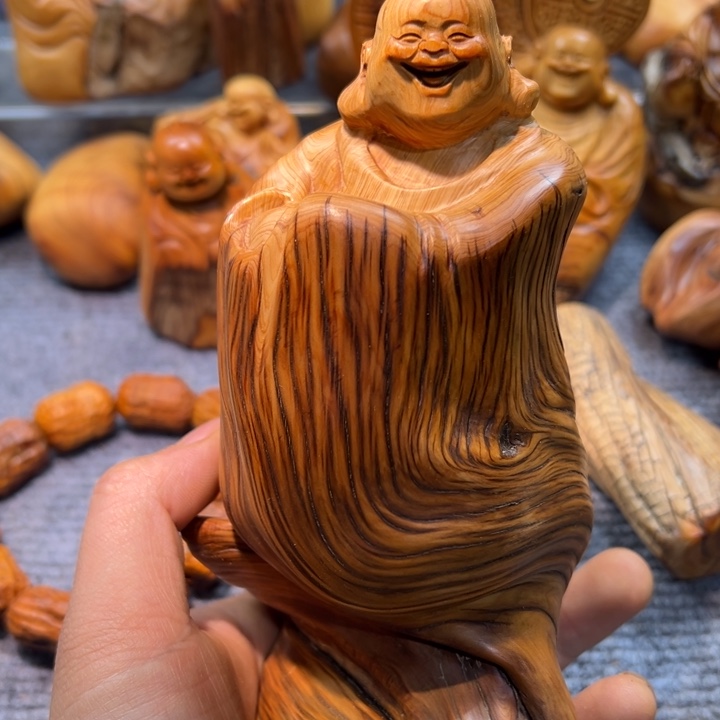 晋***哥柏木（崖柏）陈化老料手串把件 