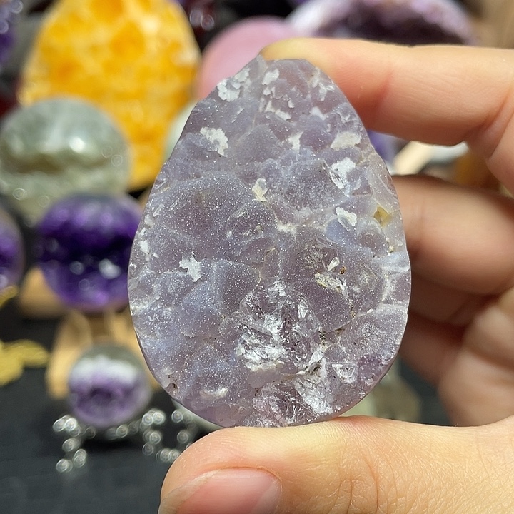 未镶嵌水晶珠宝半成品