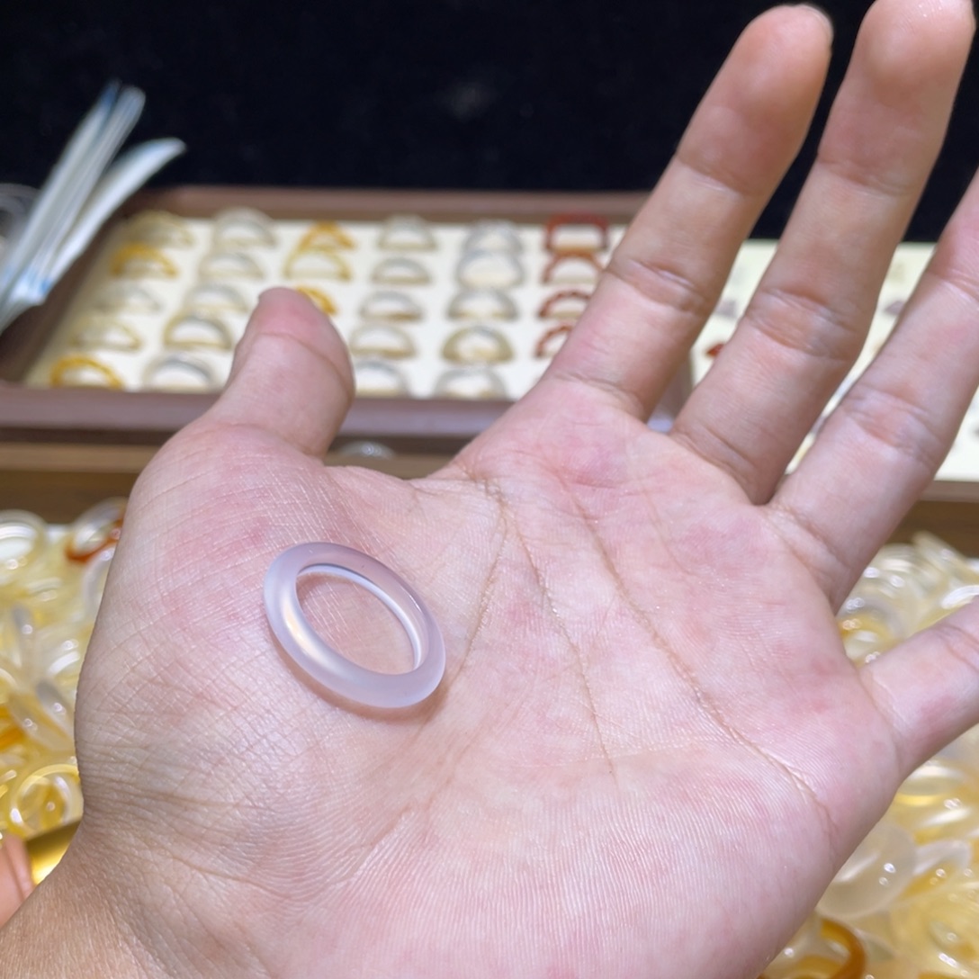 玛瑙/玉髓合金戒指75号港17