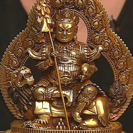 紫铜鎏金收藏摆件