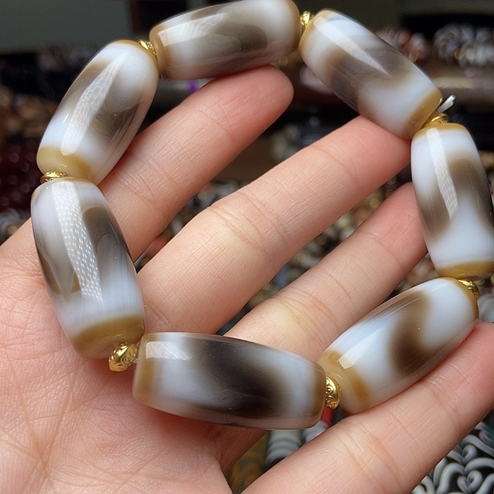 玛瑙/玉髓未镶嵌手链