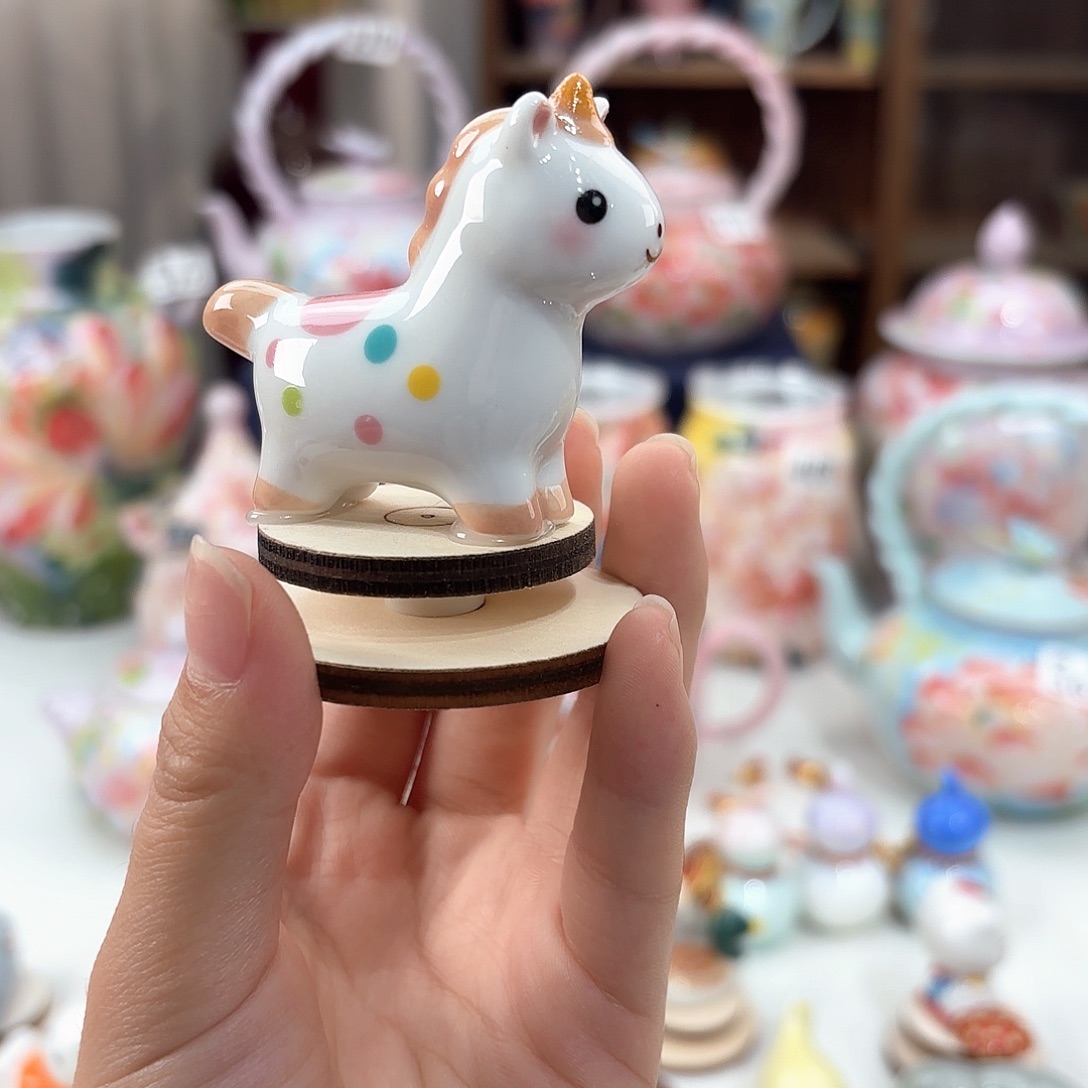 景德镇手绘高温釉下彩陶瓷茶具