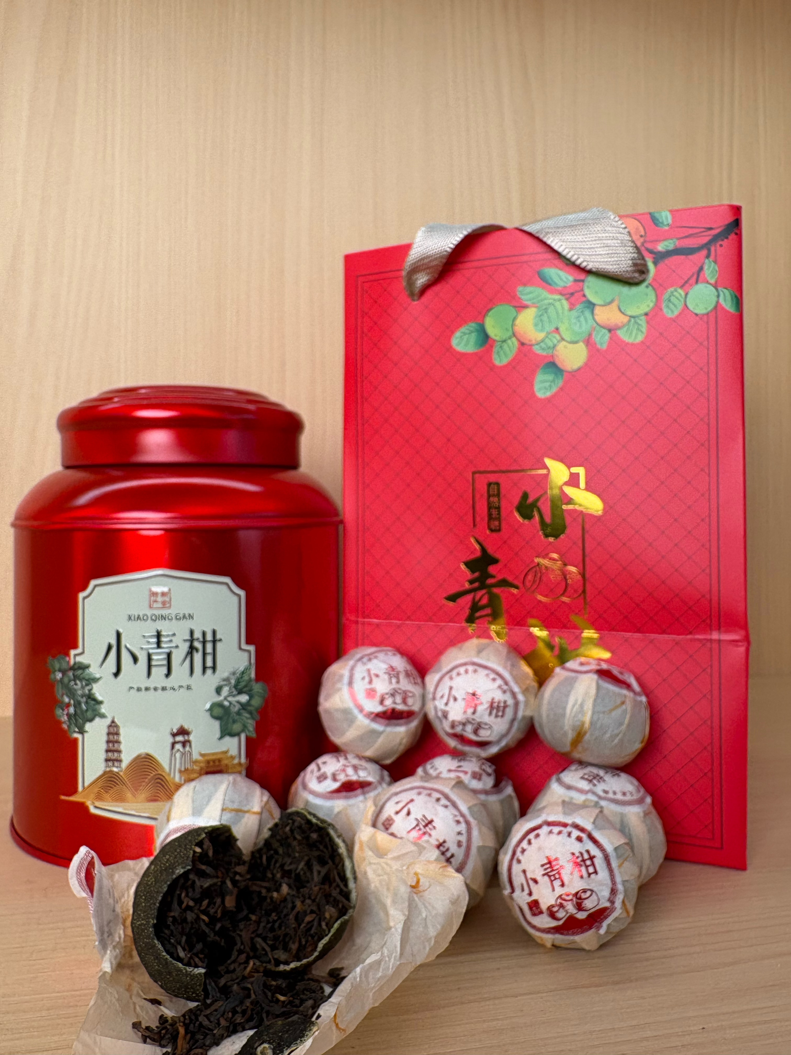 正宗新会小青柑双水产区-普洱茶陈皮茶小青柑罐装送礼浓郁香甜