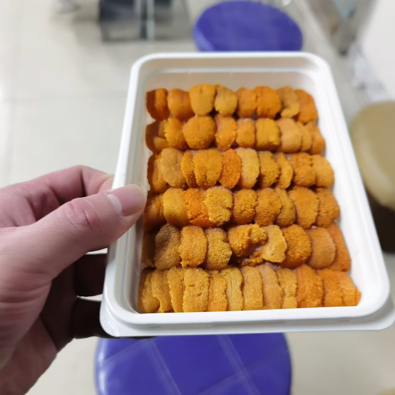 大连百分百海胆肉（库存底货不建议生吃，表面带风干点建议者勿拍）