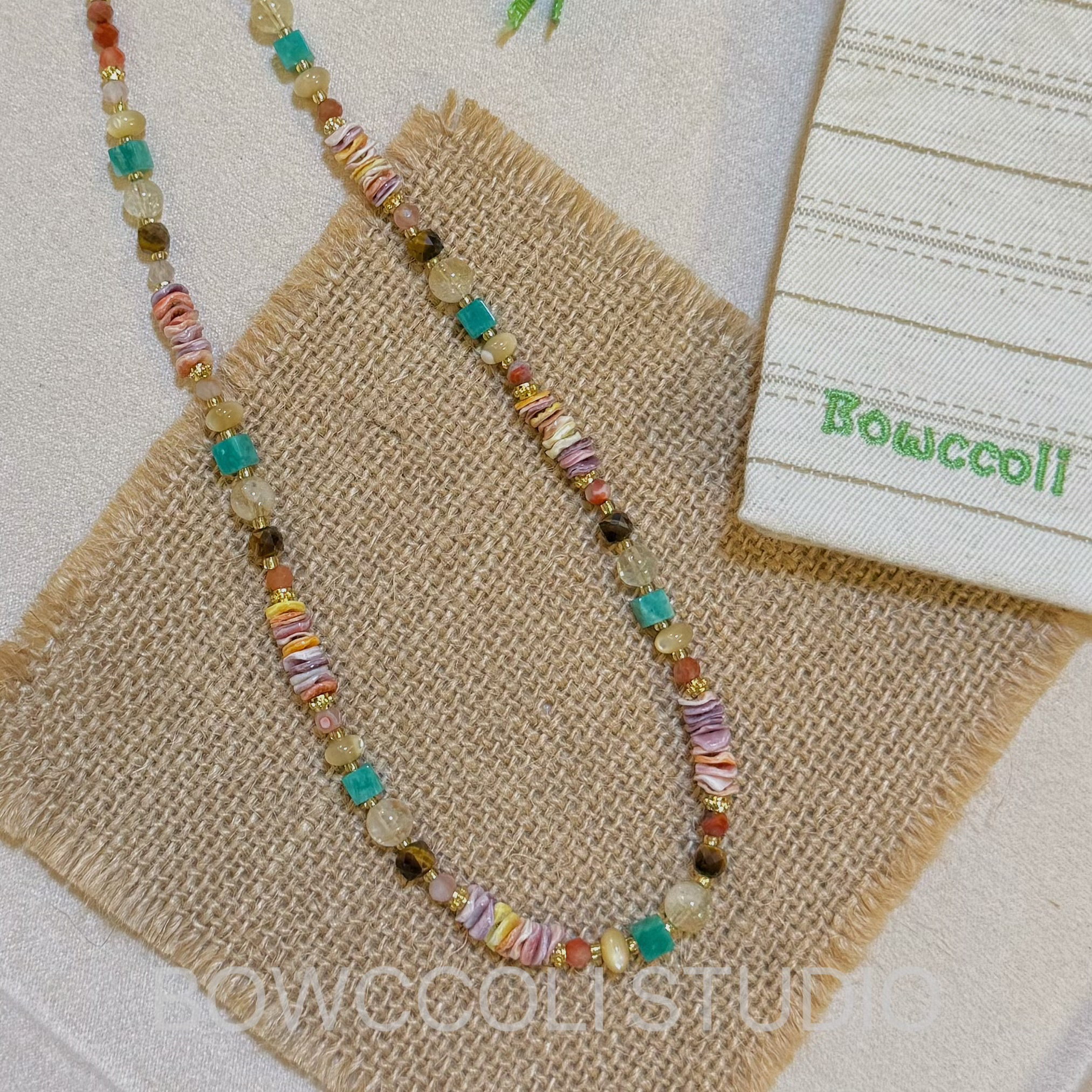 钛钢项链 【梅子酱】小众百搭气质彩色ins撞色项链