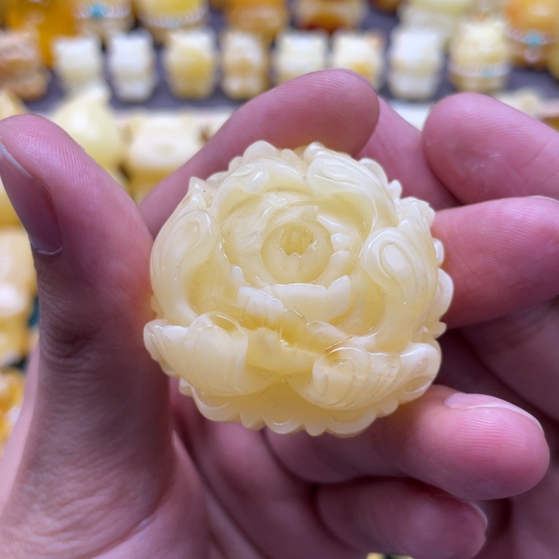 琥珀未镶嵌裸石蜜蜡