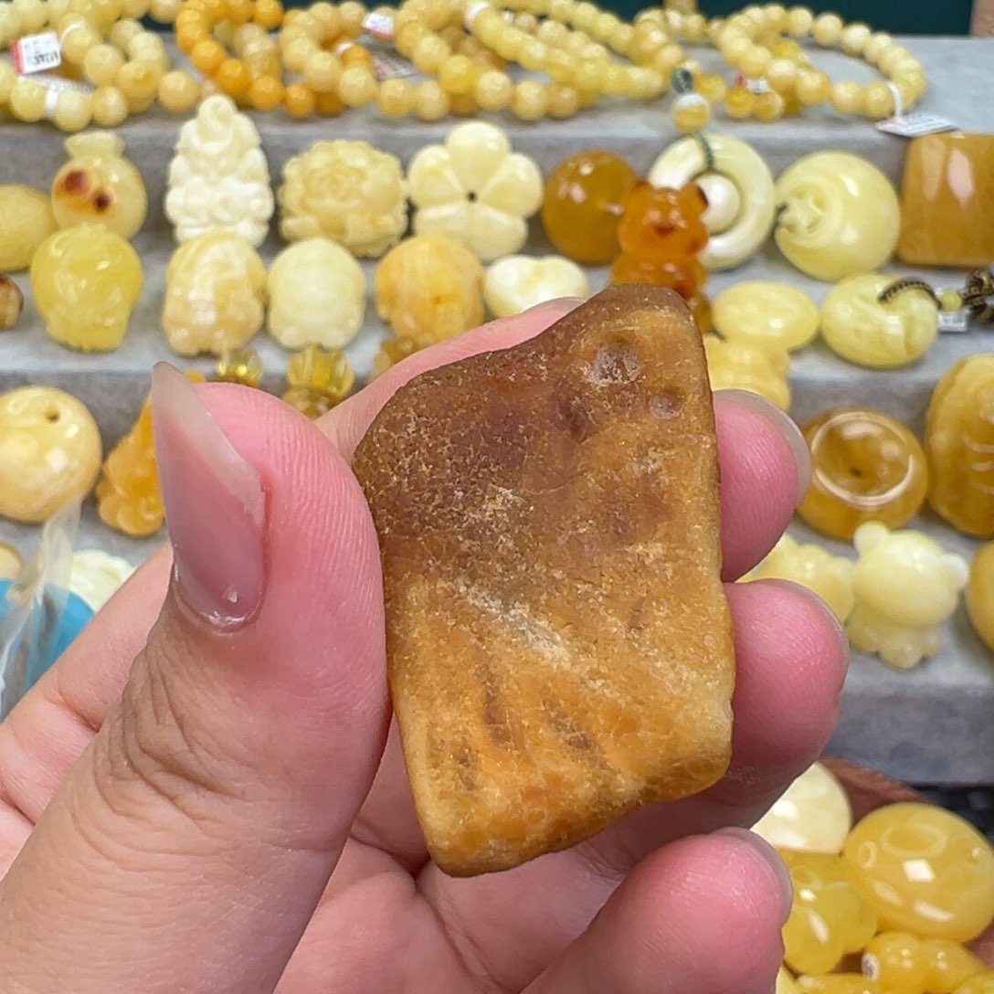 未镶嵌琥珀手链蜜蜡