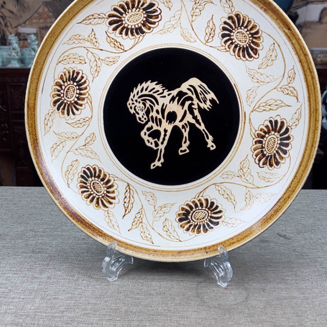 瓷片正能量陶瓷艺术品