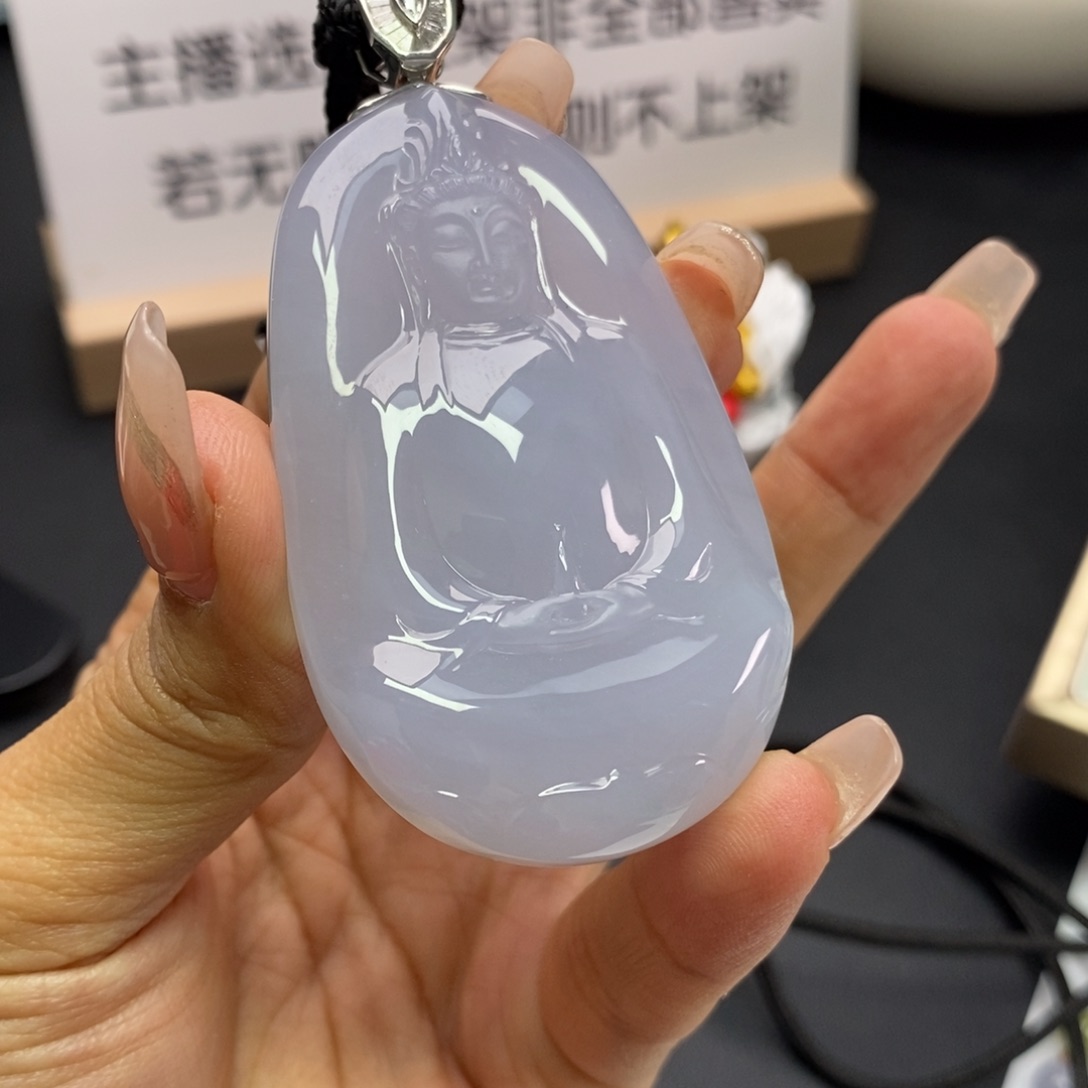 翡翠挂件未镶嵌白*翡翠