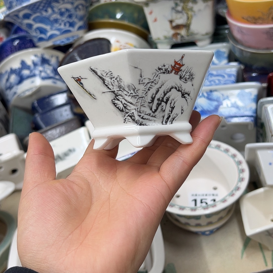 紫砂花盆980号瑕疵11/5cm