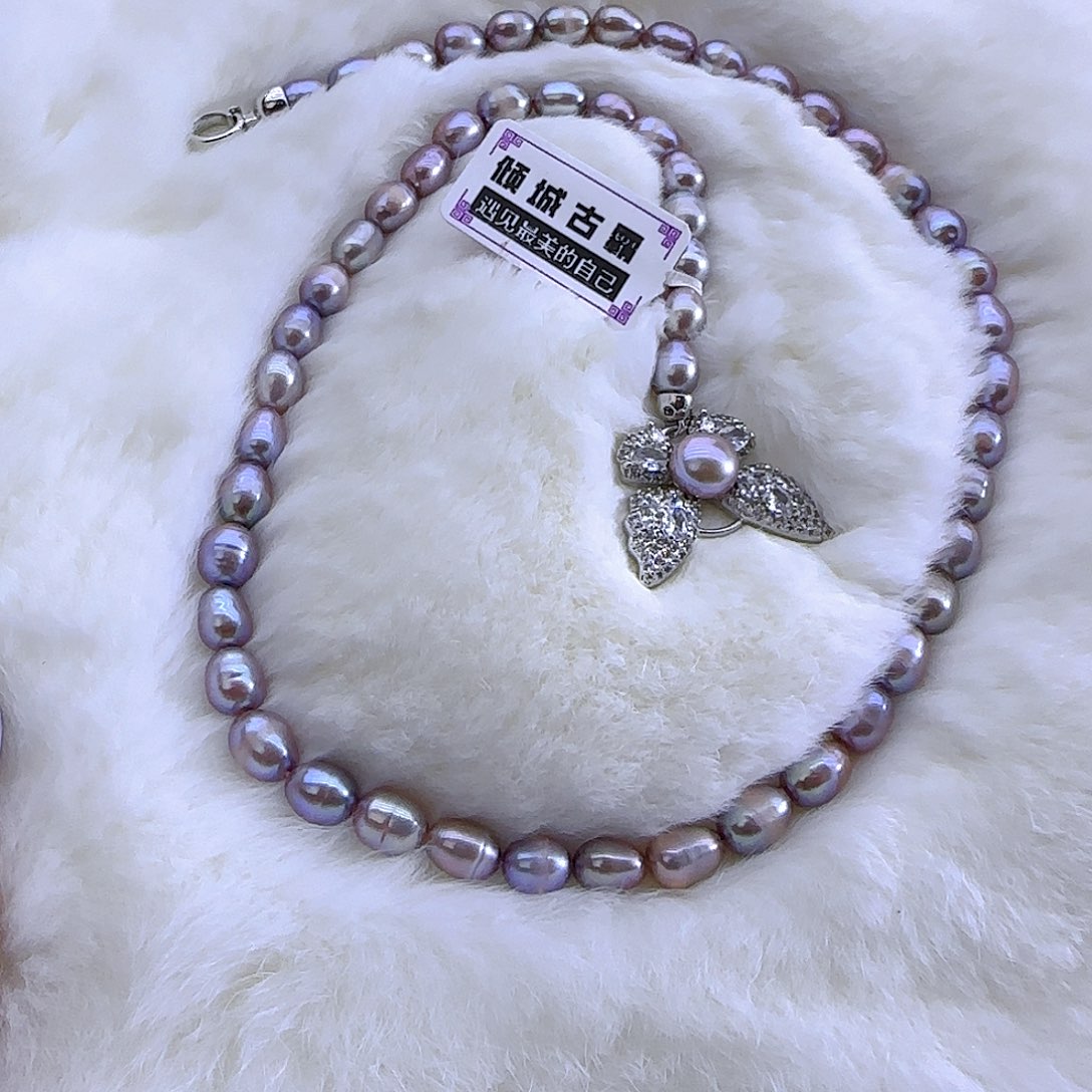 未镶嵌项链定制多样性发货发其一296淡水珍珠