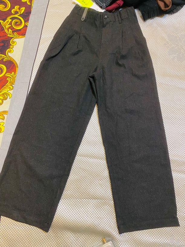 【8】【特价不支持退换】韩系气质时尚松紧腰显瘦阔腿休闲裤女