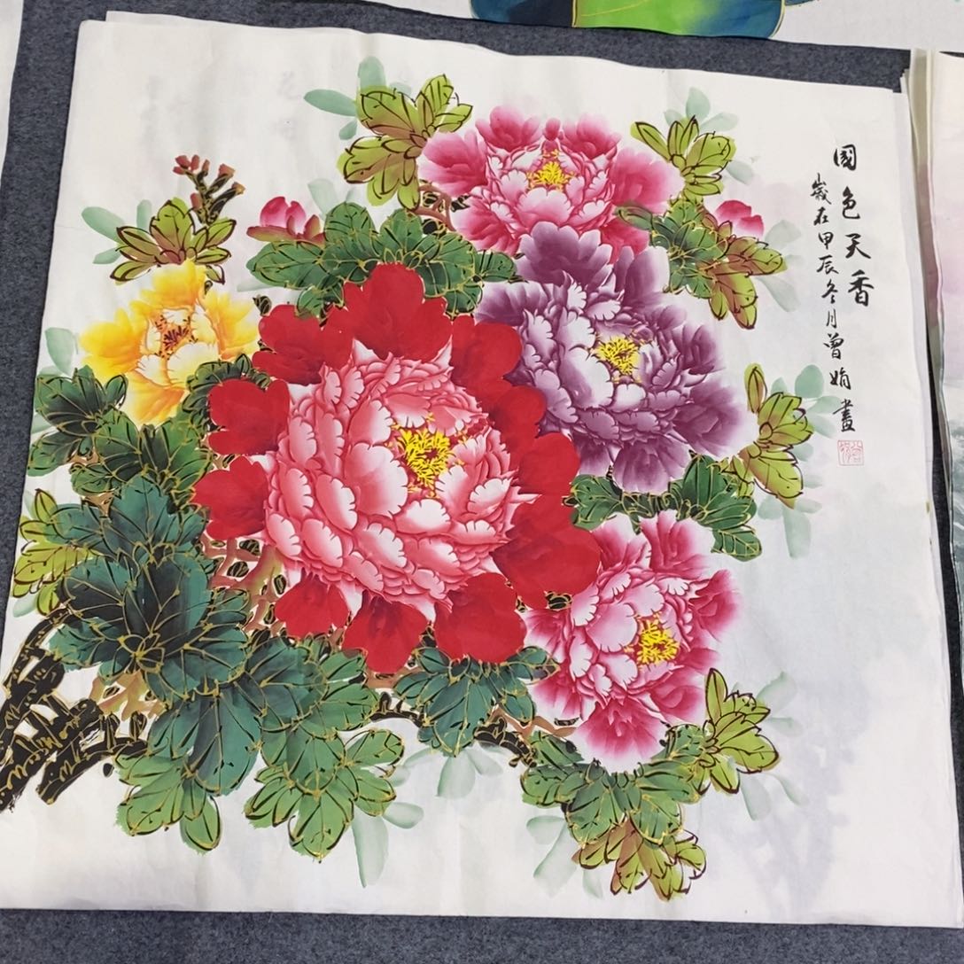 国画尺寸68✖️68斗方画画