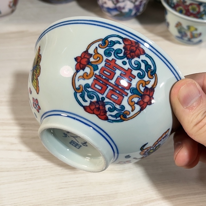 瓷片////////直径12.5厘米。绿。