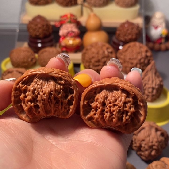 文玩核桃吊坠37蛇头异性