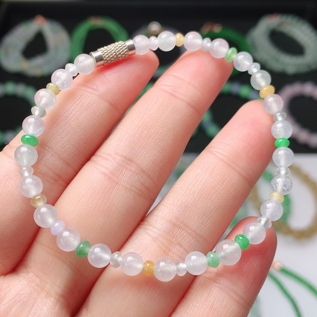 翡翠未镶嵌手链翡翠