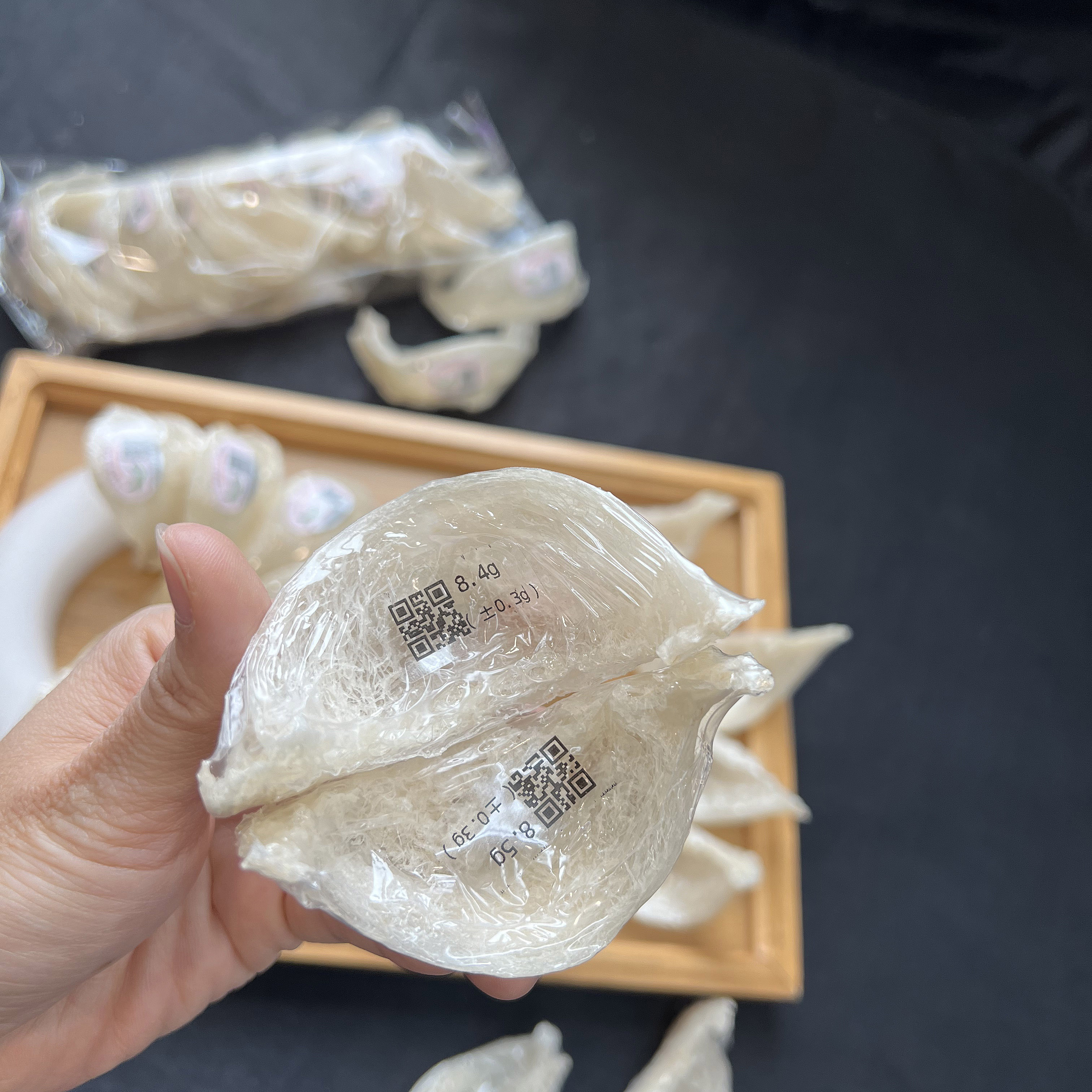 中国检验检疫科学院溯源码CAIQ码干挑大盏燕窝批发土豪盏8a大盏