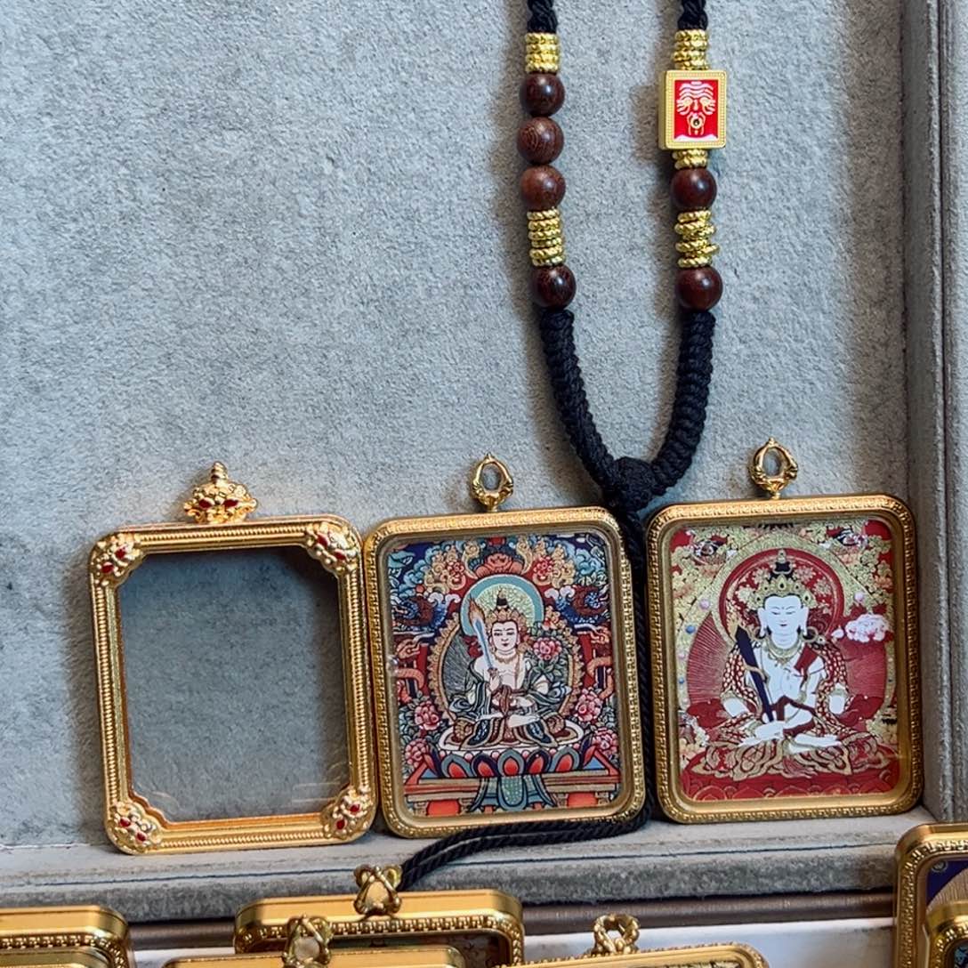 吊坠蓝**海双面定制双面定制