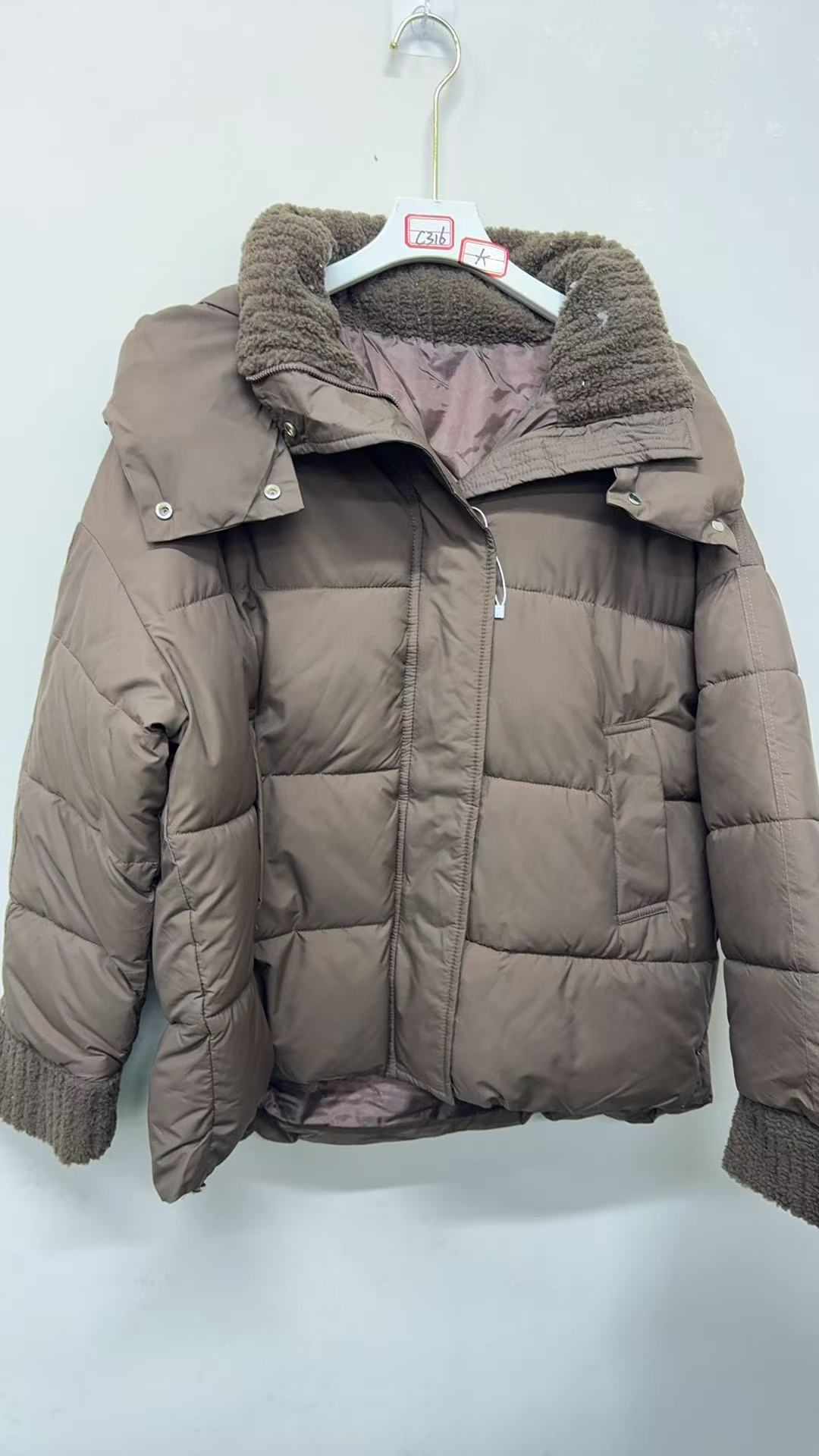 女士百搭棉服C316-杰