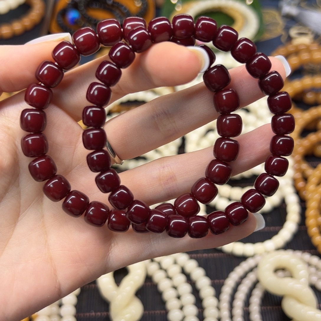 菩提根/象牙果手串单圈9*8