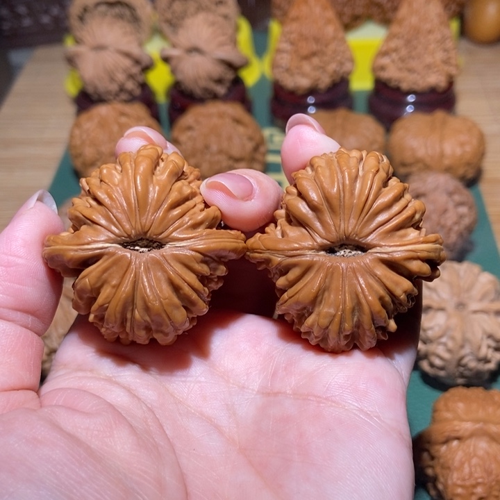 吊坠文玩核桃四座楼