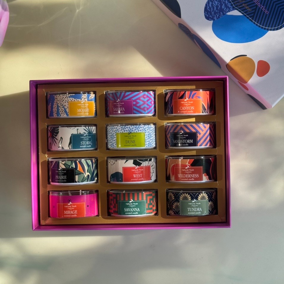 【奇居巍】NaturalTouch海市蜃楼香薰蜡烛12件套卧室摆件