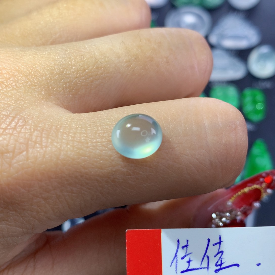 翡翠颈饰未镶嵌纯天然缅甸A货翡翠