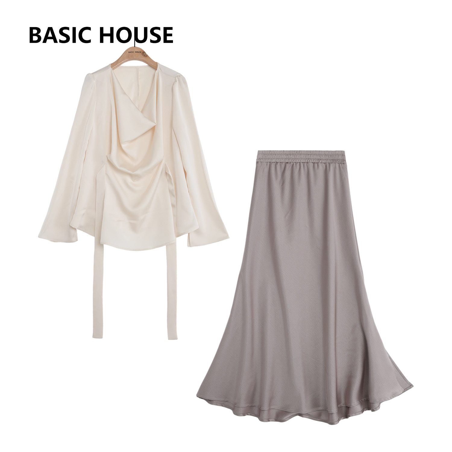 Basic House/百家好春季新款气质时尚套装B1335B5V142
