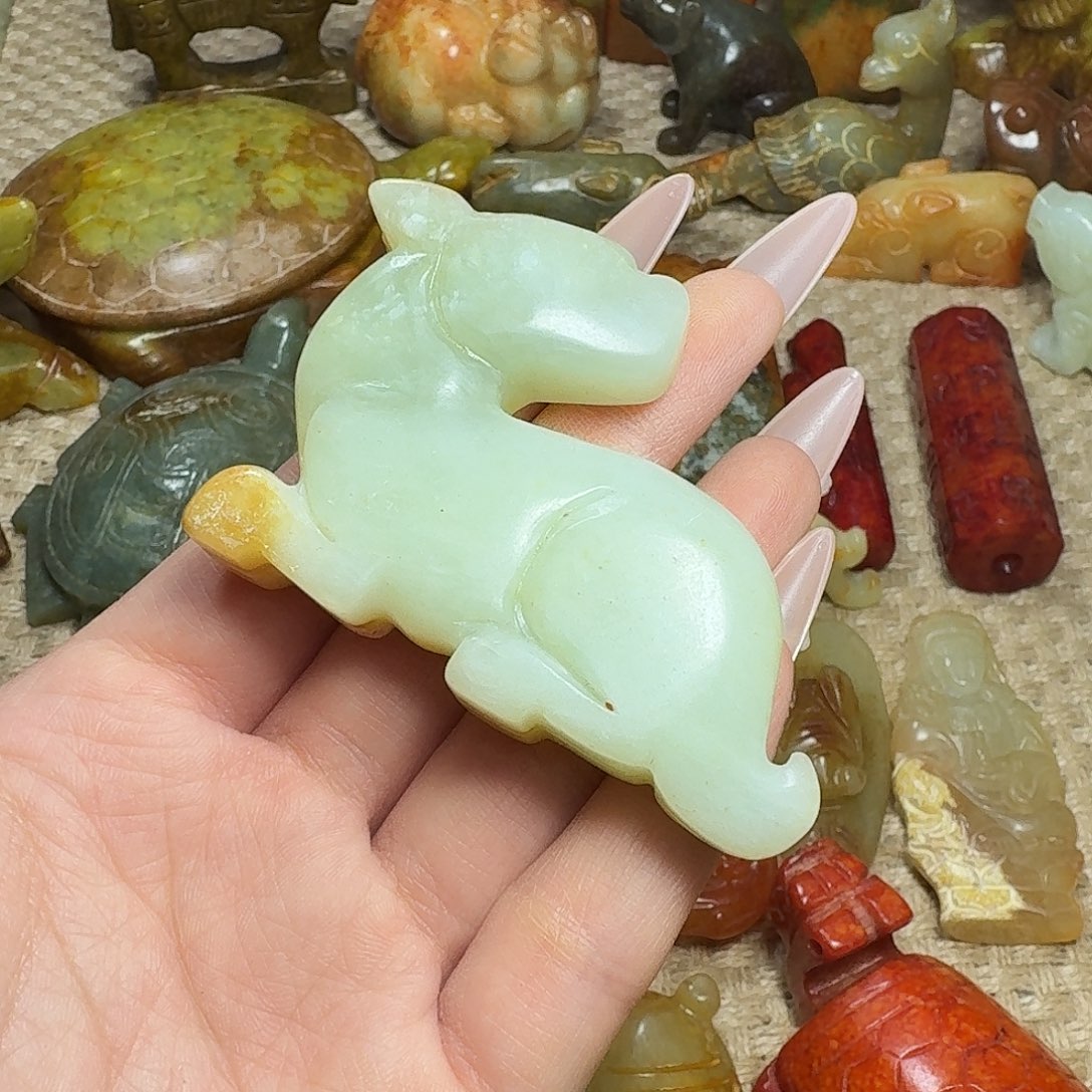 白玉菩提吊坠挂件