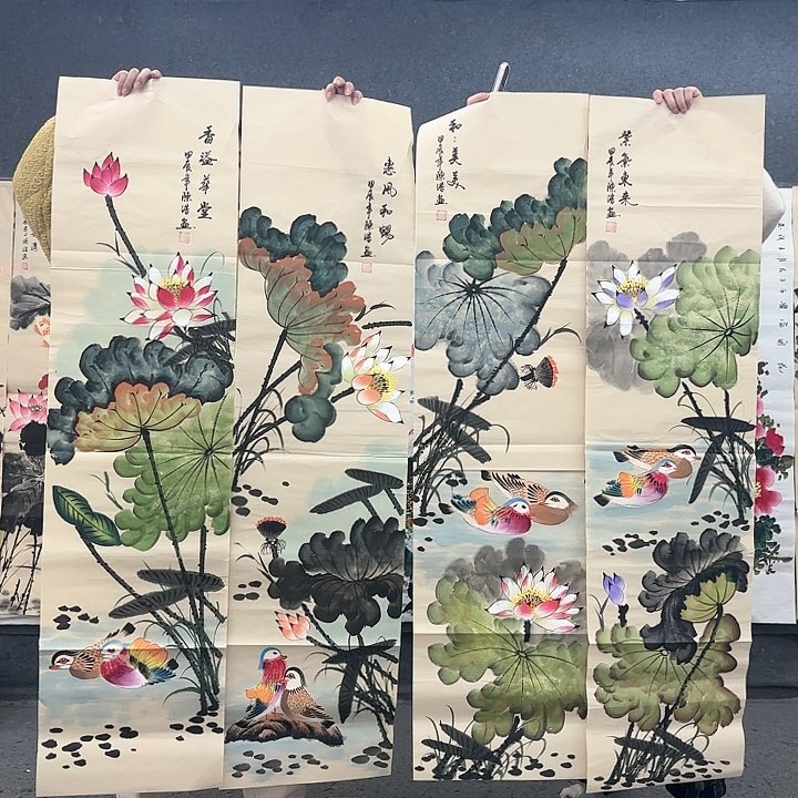 国画无毛或被短柔或近