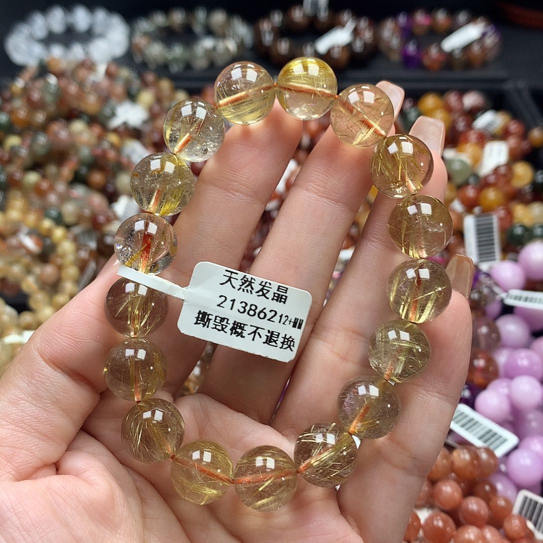 未镶嵌手链水晶，