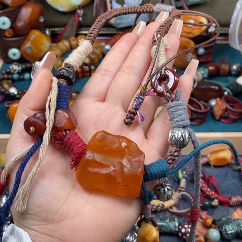 【闪购商品】蜜蜡颈饰未镶嵌项链