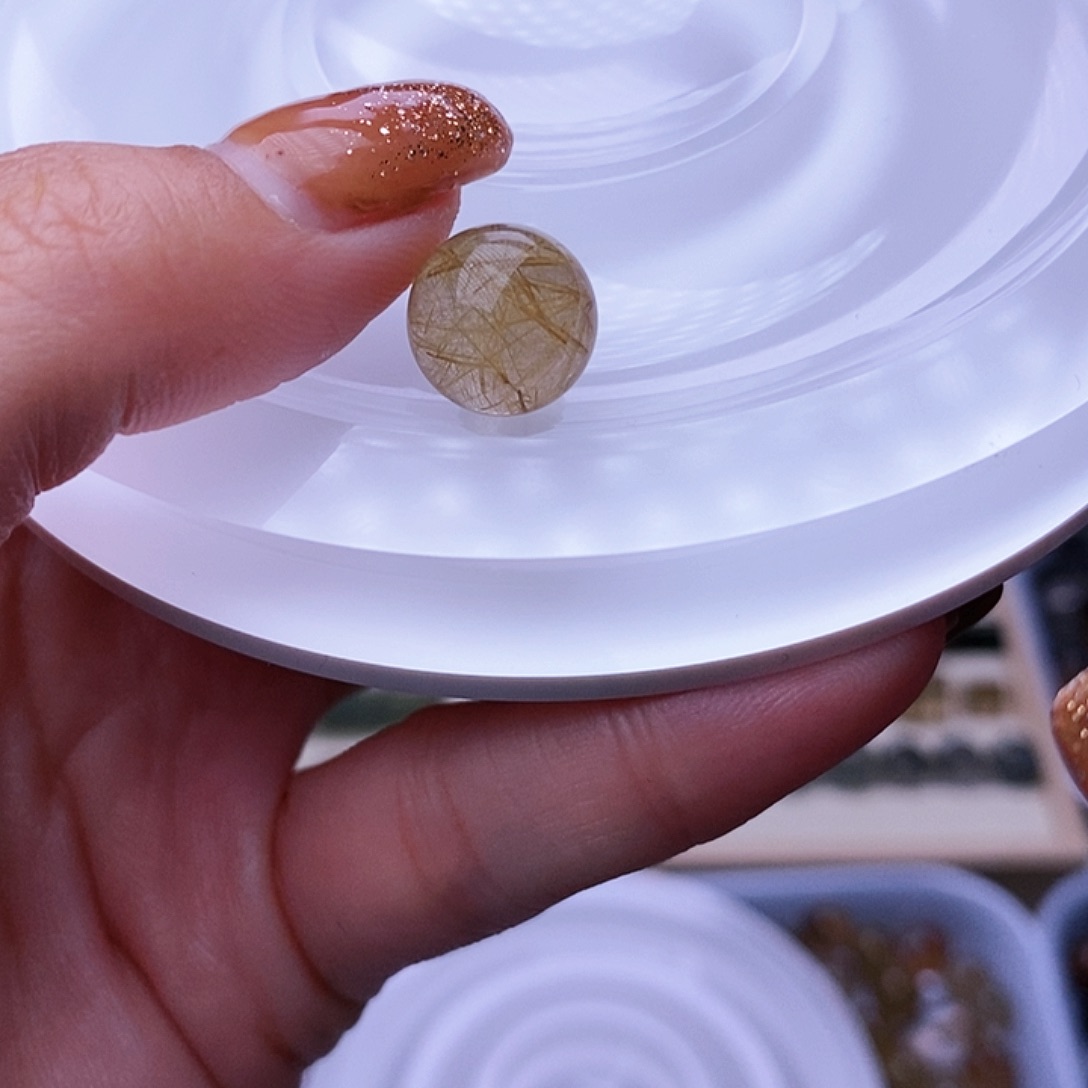 水晶天然水晶定制打孔不退不换未镶嵌