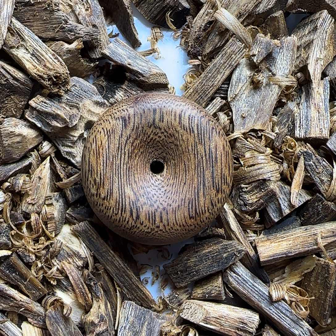 沉香碎屑沉香平安扣