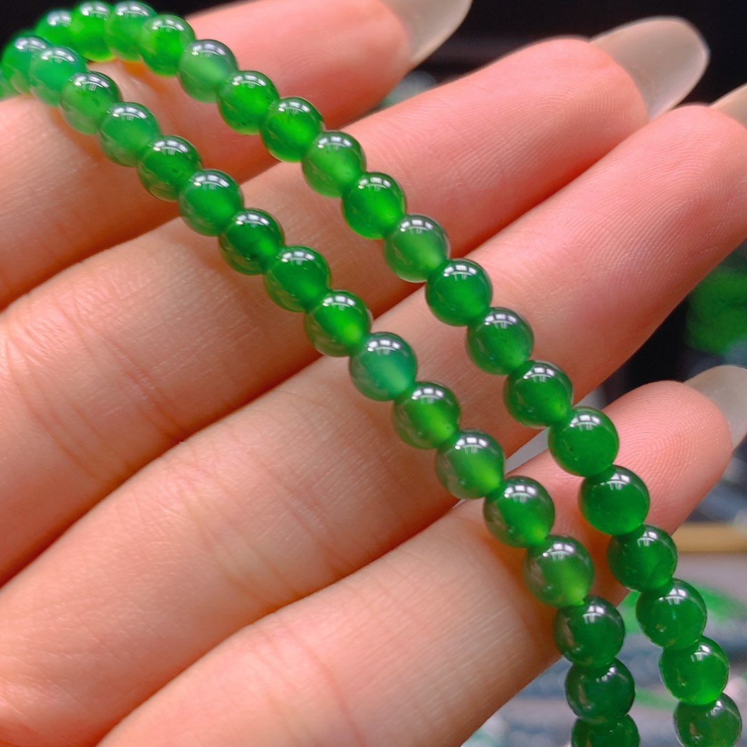 翡翠未镶嵌耳饰天然翡翠