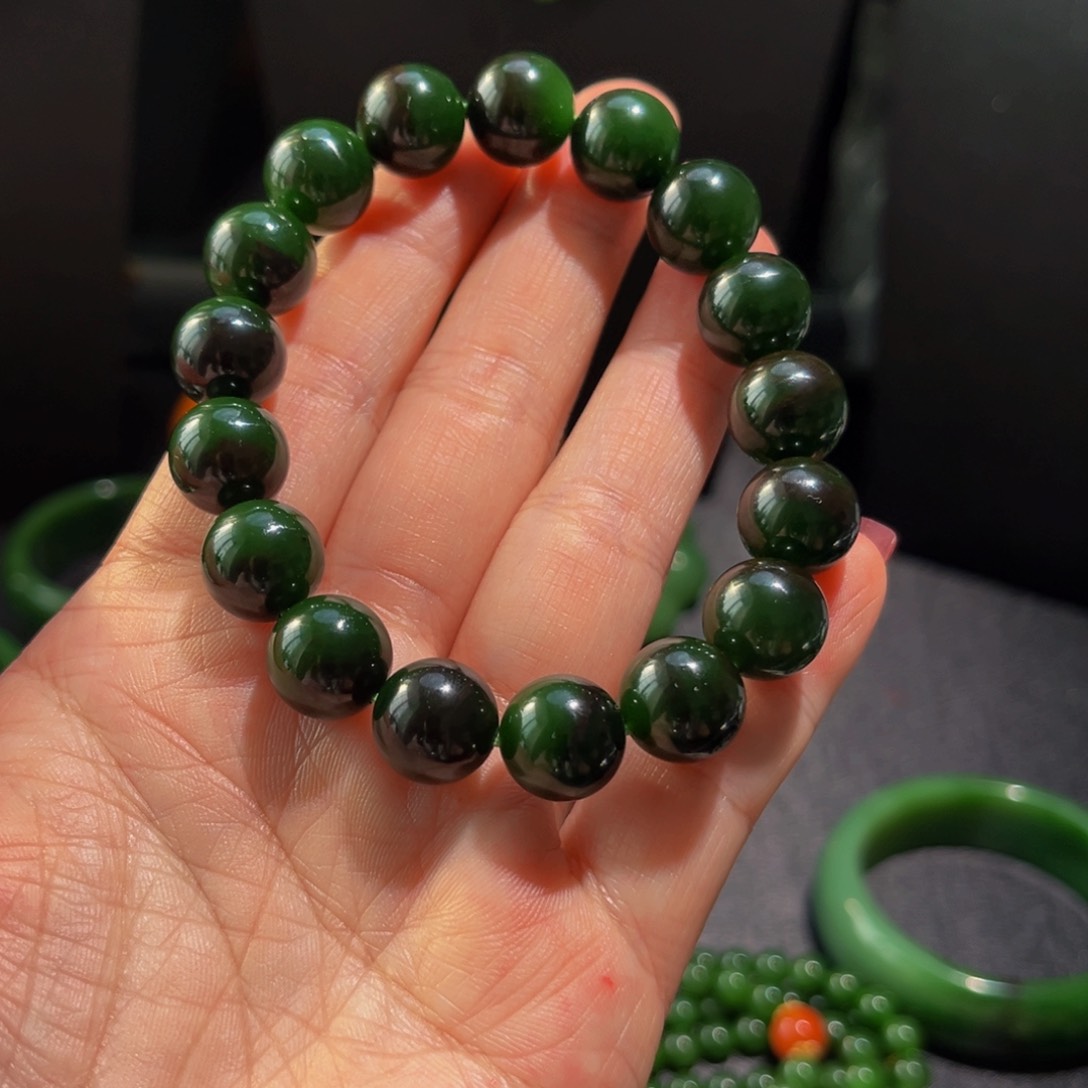 未镶嵌手串和田玉聪***果