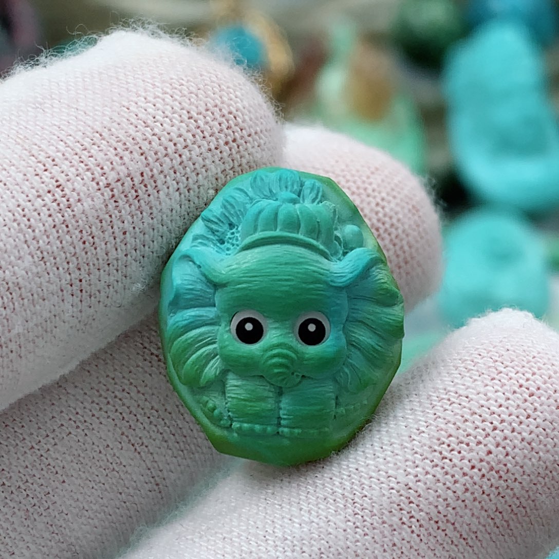 绿松石珠宝奇石未镶嵌